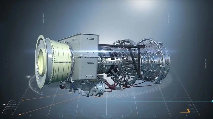 福州三维动画展现燃气轮机内部杂乱的机械结构